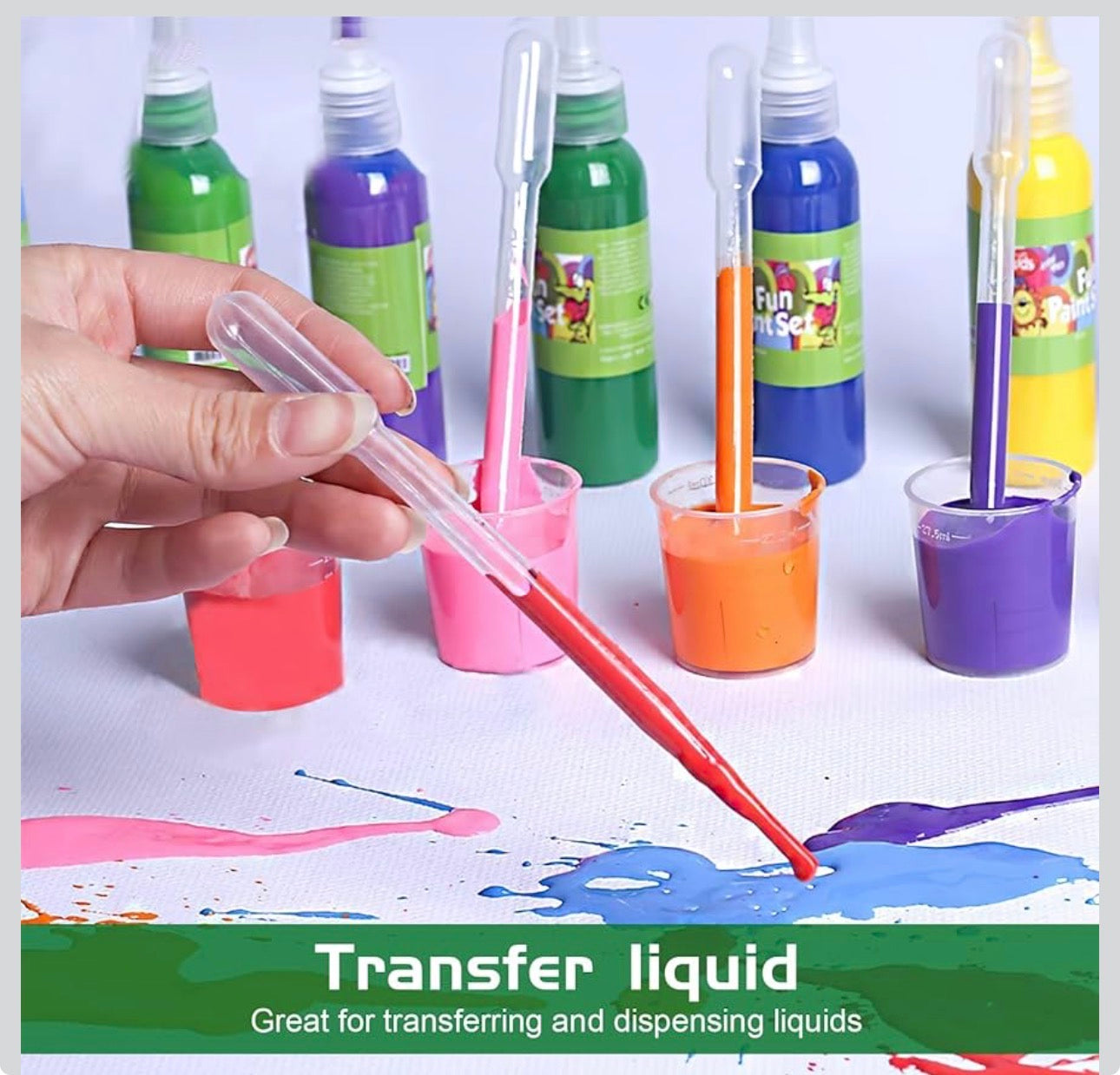 PIPETAS DE TRANSFERENCIA - PASTEUR 3ML POLIETILENO TRANSPARENTE GRADUADA - PAQUETE DE 5 PZA