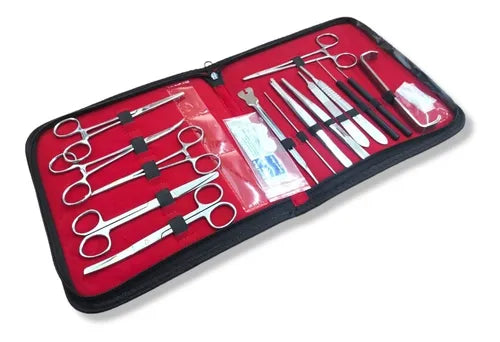 Estuche de disección con 20 pza