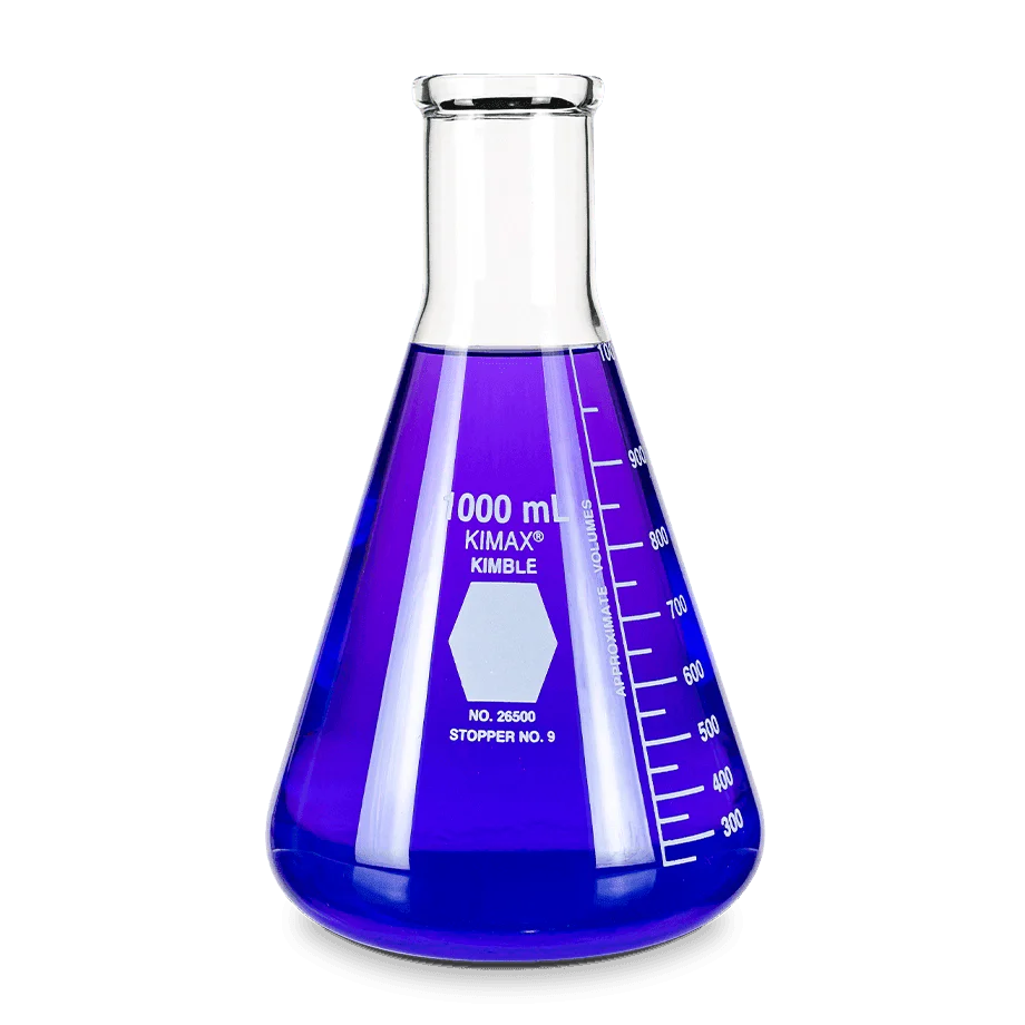 MATRAZ ERLENMEYER KIMAX CON BOCA ANGOSTA 125 ML
